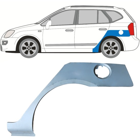 Reparatiepaneel achterspatbord