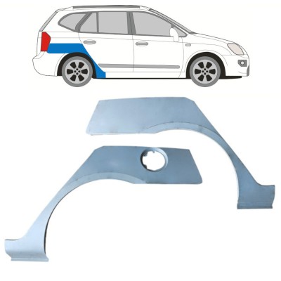 Reparatiepaneel achterspatbord voor Kia Carens 2006-2013 / Links + Rechts / Set 16817