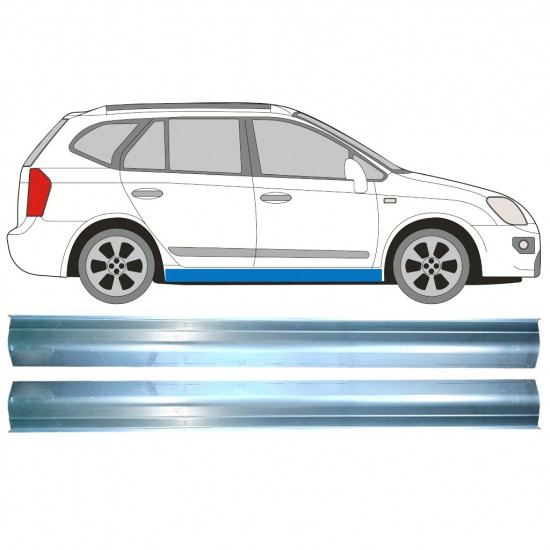 KIA CARENS 2006-2013 ONDERSTE DREMPEL REPARATIE PANEEL / SET