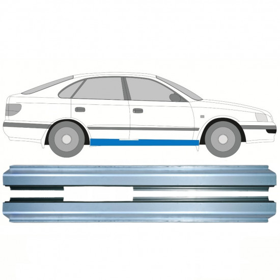 Reparatie dorpel voor Toyota Carina E 1992-1997 / Links + Rechts / Set 10460