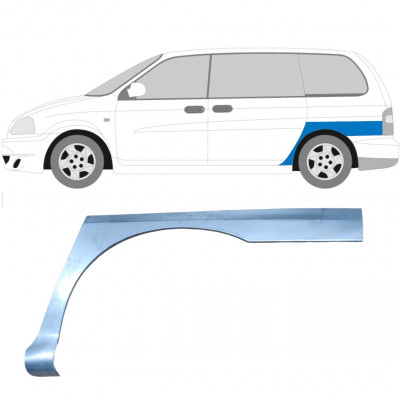 KIA CARNIVAL 1998-2006 WIELKAST REPARATIE PANEEL  / LINKS