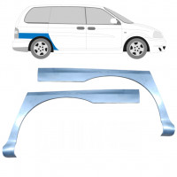 Reparatiepaneel achterspatbord voor Kia Sedona Carnival 1998-2006 / Links + Rechts / Set 5198