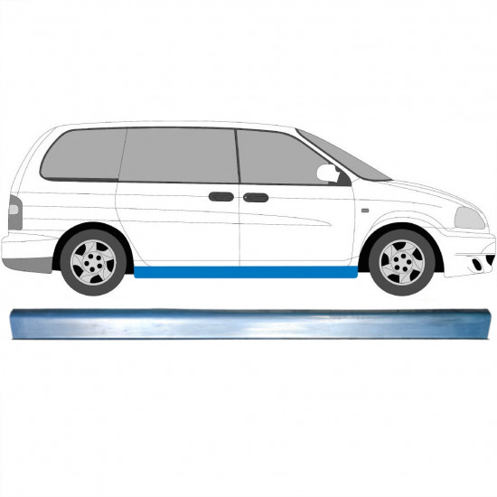 Reparatie dorpel voor Kia Carnival 1998-2006 / Links = Rechts (symmetrisch) 9326