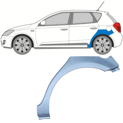 Reparatiepaneel achterspatbord voor Kia Ceed 2006-2012 / Links 11741