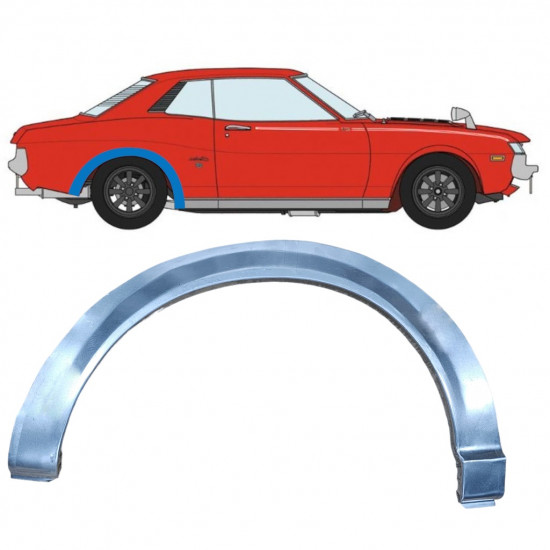 Reparatiepaneel achterspatbord voor Toyota Celica 1971-1978 / Rechts 11003