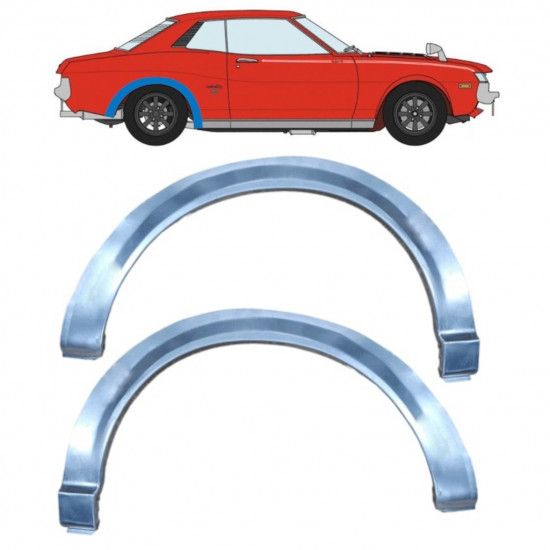 Reparatiepaneel achterspatbord voor Toyota Celica 1971-1978 / Links + Rechts / Set 11005