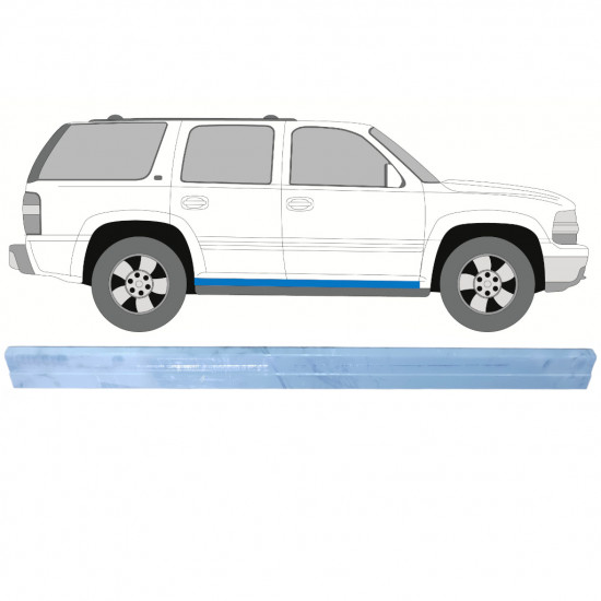 Reparatie dorpel voor Chevrolet Tahoe 1999-2006 / Links = Rechts (symmetrisch) 7424