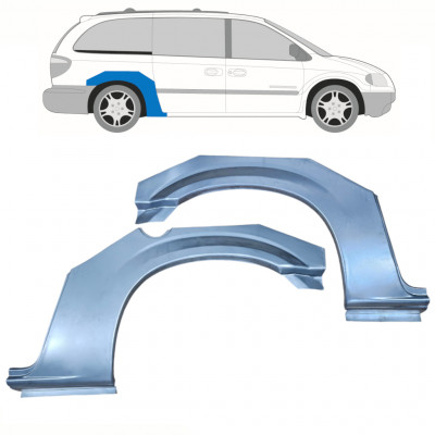 Reparatiepaneel achterspatbord voor Chrysler Grand Voyager 2000-2008 / Links + Rechts / Set 10320