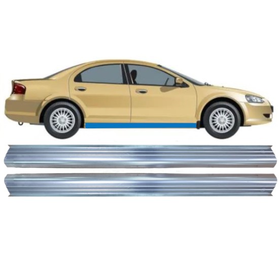 Reparatie dorpel onderste deel voor Chrysler Sebring 2000-2007 / Links + Rechts / Set 16108