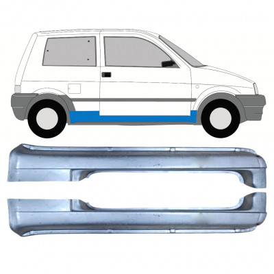 Reparatie dorpel voor Fiat Cinquecento 1991-1998 / Set 11213