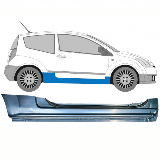 CITROEN C2 2003-2009 DORPEL REPARATIEPANEEL / RECHTS