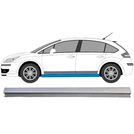 Reparatie dorpel onderste deel voor Citroen C4 2004-2011 / Links 16041
