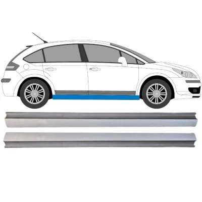 Reparatie dorpel onderste deel voor Citroen C4 2004-2011 / Links + Rechts / Set 16042
