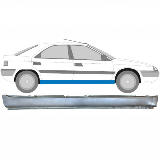 Volledige dorpel voor Citroen Xantia 1993-2001 / Rechts 6474