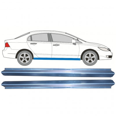 Reparatie dorpel voor Honda Civic 2005-2011 / Links + Rechts / Set 11008