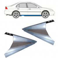 Reparatie dorpel voor Honda Civic 2001-2005  / Links = Rechts (symmetrisch) / Set 11746