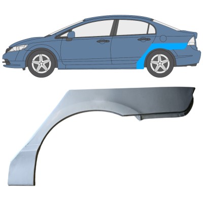 Reparatiepaneel achterspatbord voor Honda Civic 2005-2011 / Links / SEDAN 16765