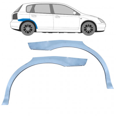 Reparatiepaneel achterspatbord voor Honda Civic 2001-2005 / Links + Rechts / Set 9224