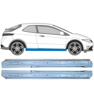 Reparatie dorpel voor Honda Civic 2005-2011 / Links + Rechts / Set 10093