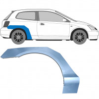 Reparatiepaneel achterspatbord voor Honda Civic 2001-2005 / Rechts 7181