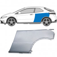 Reparatiepaneel achterspatbord voor Honda Civic 2005-2011 / Links 6637