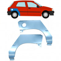 Reparatiepaneel achterspatbord voor Renault Clio 1990-1998 / Links + Rechts / Set 9848