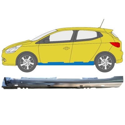Volledige dorpel voor Renault Clio IV 2016-2019 / Links 16254