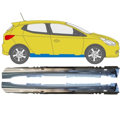 Volledige dorpel voor Renault Clio IV 2016-2019 / Links + Rechts / Set 16255