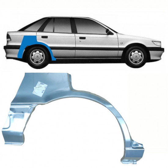 Reparatiepaneel achterspatbord voor Mitsubishi Colt / Lancer 1988-1992 / Rechts 10795