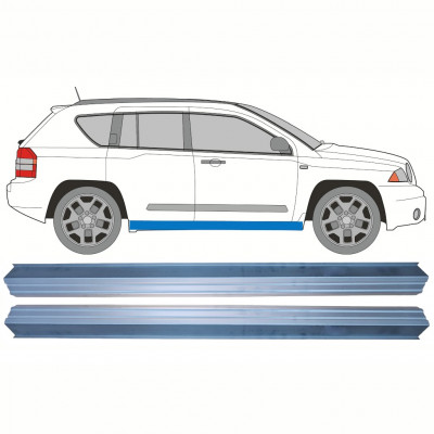 JEEP COMPASS 2006-2017 DORPEL REPARATIEPANEL / RECHTS = LINKS / SET