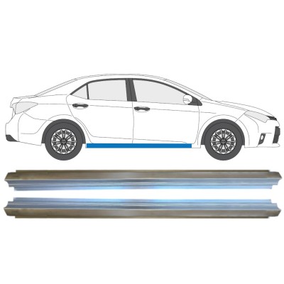 Reparatie dorpel voor Toyota Corolla 2013-2019 / Links + Rechts / Set 14891