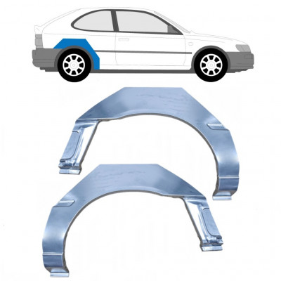 Reparatiepaneel achterspatbord voor Toyota Corolla 1991-1998 / Links + Rechts / Set 9402