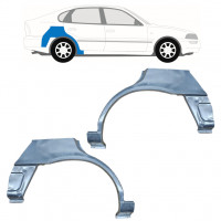 Reparatiepaneel achterspatbord voor Toyota Corolla 1991-1998  LIFTBACK / Set 12663