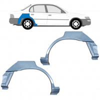 Reparatiepaneel achterspatbord voor Toyota Corolla 1991-1998  SEDAN / Set 12660