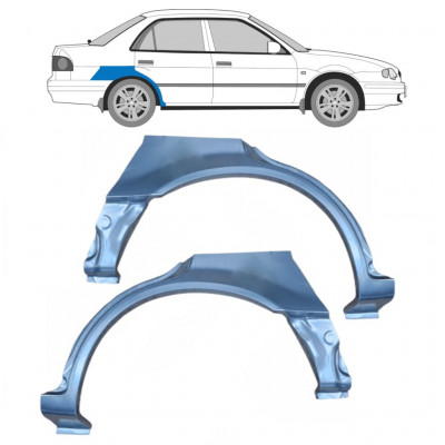 Reparatiepaneel achterspatbord voor Toyota Corolla 1997-2002 / Links + Rechts / Set 9212
