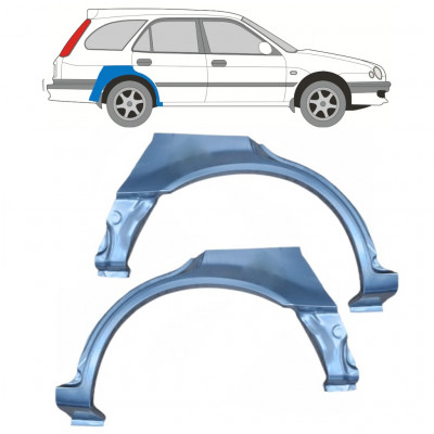 Reparatiepaneel achterspatbord voor Toyota Corolla 1997-2002 / Links + Rechts / Set 10249