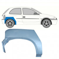 Reparatiepaneel achterspatbord voor Opel Corsa B 1993-2001 / Rechts 7255