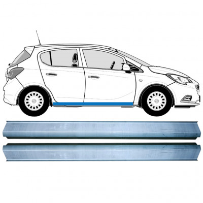 Reparatie dorpel voor Opel Corsa E 2014-2019 / Links + Rechts / Set 12883