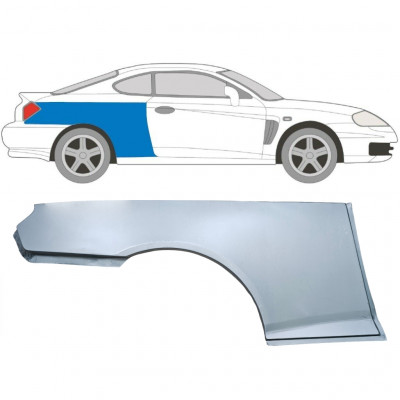 Reparatiepaneel achterspatbord voor Hyundai Gk 2001-2009 / Rechts / COUPE 6305