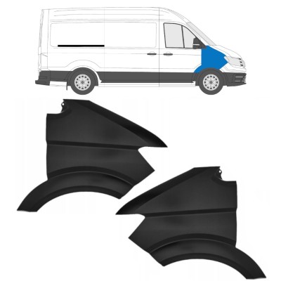 Voorste spatbord voor Volkswagen Crafter 2017- / Links + Rechts / Set 15568