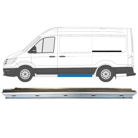 Schuifdeur dorpel reparatiepanel voor Volkswagen Crafter 2017- / Links 15059