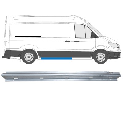 Schuifdeur dorpel reparatiepanel  voor Volkswagen Crafter 2017- / Rechts 14626