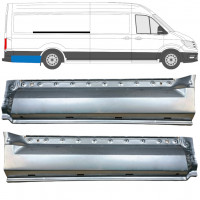 Reparatiepaneel achterspatbord voor Volkswagen Crafter / MAN THE 2017- / XLWB / Set 11597