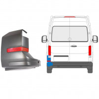 Hoek achterbumper + reflectorlamp voor Volkswagen Crafter 2017- / Links /  9992