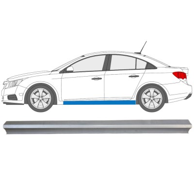 Reparatie dorpel onderste deel voor Chevrolet Cruze 2009-2014 / Links 15102
