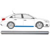 Reparatie dorpel onderste deel