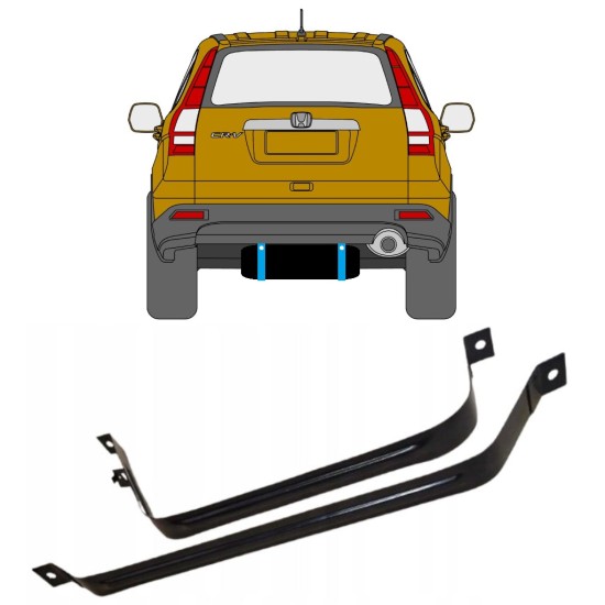 Brandstoftank klemmen voor Honda CR-V 2006-2011 15018