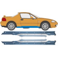 Volledige dorpel voor Honda Civic Del Sol 1992-1998 / Links + Rechts / Set 10537