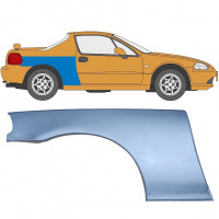 Reparatiepaneel achterspatbord voor Honda Civic CRX Del Sol 1992-1998 / Rechts 5649