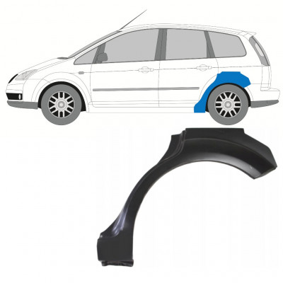 FORD FOCUS C-MAX 2003-2007 ACHTERSPATBORD REPARATIEPANEEL / LINKS